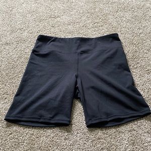 Black biker shorts
